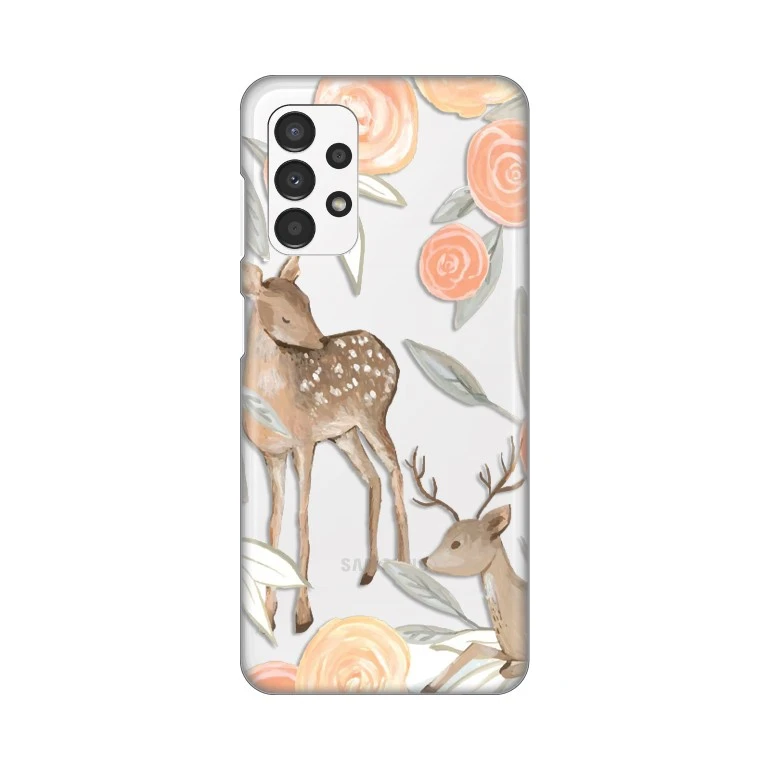 3G  Print Skin Flower Deer zaštitna maska za Samsung A135F Galaxy A13