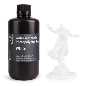 Elegoo Water Washable bela smola za 3D štampač 1000g