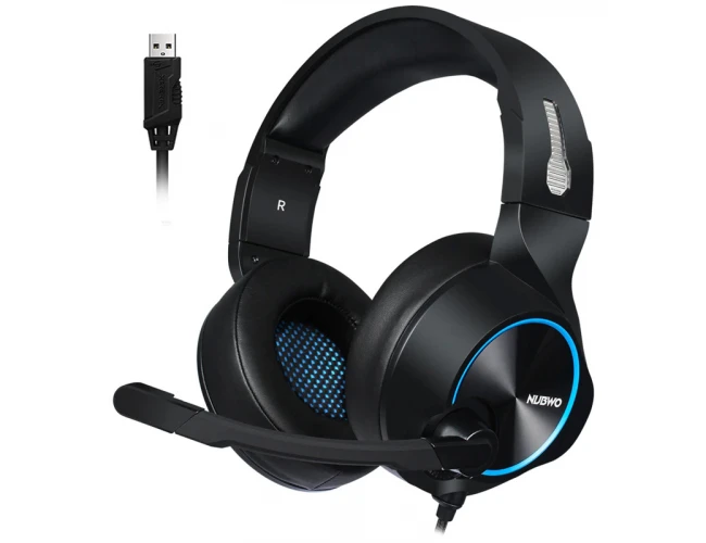 Nubwo gaming slušalice N11U LED USB crno-plave