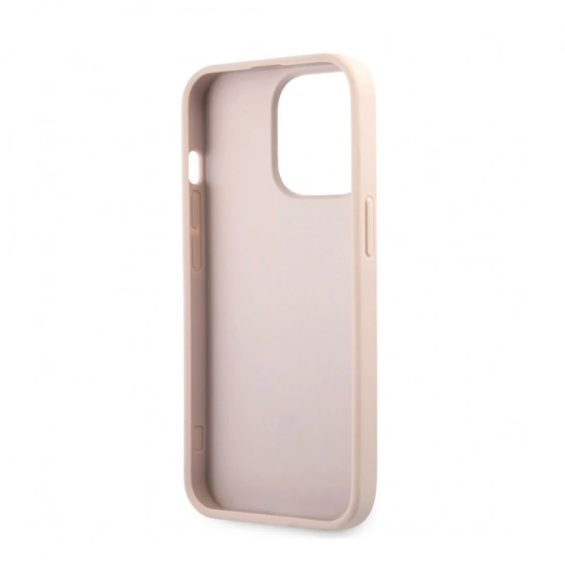 3G Guess Stripe (GUHCP13L4GDPI) roze zaštitna maska za iPhone 13 Pro 6.1