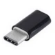 Fast asia (OST03573) adapter USB 3.1 tip C (muški) na micro USB (ženski) crni