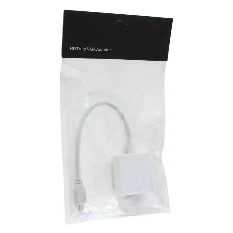 3G (202233) adapter micro HDMI (muški) na VGA (ženski) beli