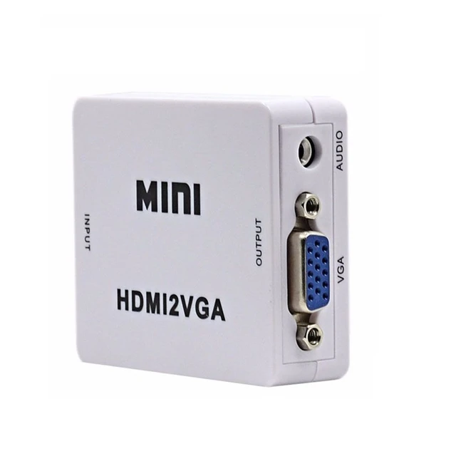 3G (85456) adapter HDMI (ženski) na VGA (ženski) beli