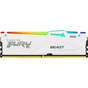 Kingston DDR5 32GB 6000MHz FURY Beast White RGB (KF560C36BWEA-32) memorija za desktop 