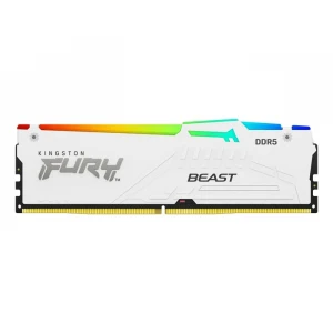 Kingston DDR5 32GB 6000MHz FURY Beast White RGB (KF560C40BWA-32) memorija za desktop 