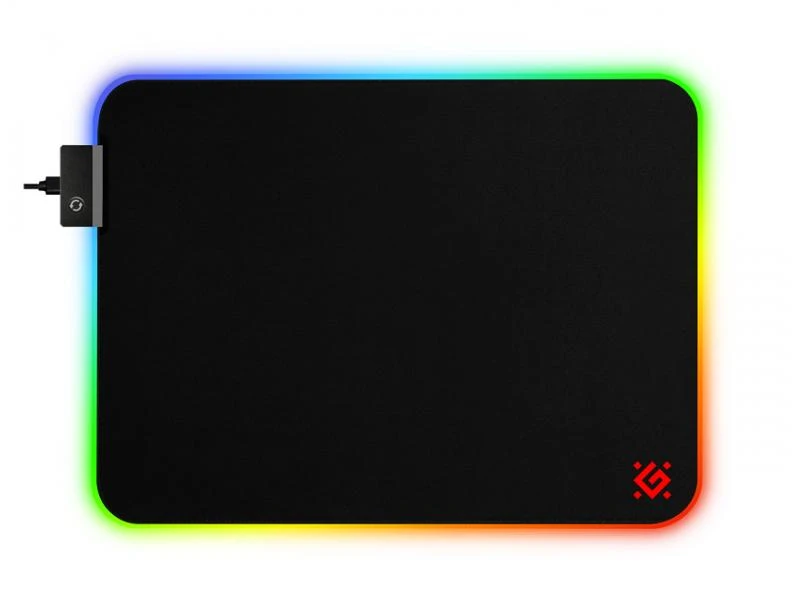 Defender Light XXL RGB gejmerska podloga za miš crna