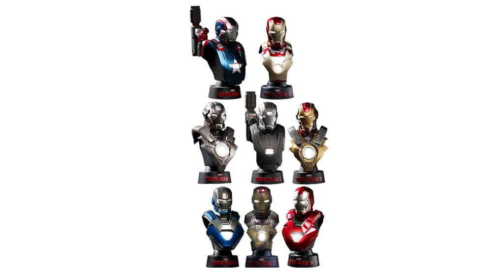 Hot Toys (020615) Iron Man 3 Deluxe set 8 figurica