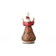 Jim Shore (031716) Wish You Merry Xmas Santa Hanging Ornament figurica