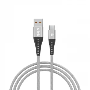S-Link SL-STM60L kabl za telefon USB A(muški) na Lightning (muški) 1m srebrni