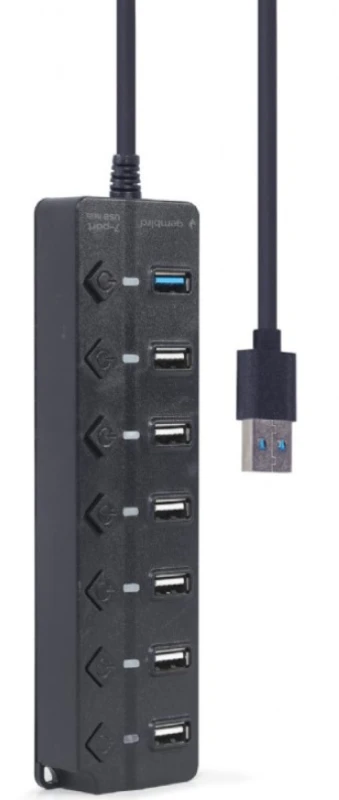 Gembird UHB-U3P1U2P6P-01 USB hub 7-portni