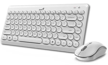 Genius LuxeMate Q8000 YU 2u1 bežični komplet tastatura+miš beli