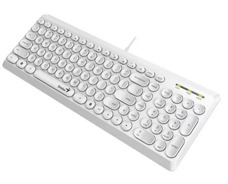 Genius SlimStar Q200 YU USB tastatura bela