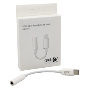 Gembird (CCA-UC3.5F-01-DAC) adapter USB Type C (muški) na 3.5mm (ženski) 11cm beli