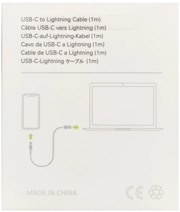 Gembird (CCP-AMCM-AMLM-1.0M) kabl USB (muški) na lighting (muški) 1m beli