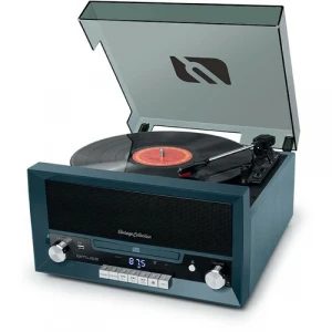 Muse (MT-112 NB) plavi gramofon sa radiom