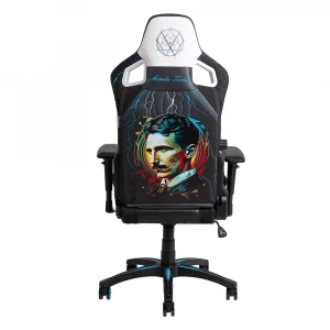 Spawn Tesla Edition gejmerska stolica crno plava