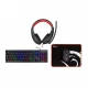 White Shark GC 4104 COMANCHE 3 RGB gejmerski komplet 4u1 tastatura+miš+slušalice+podloga crni