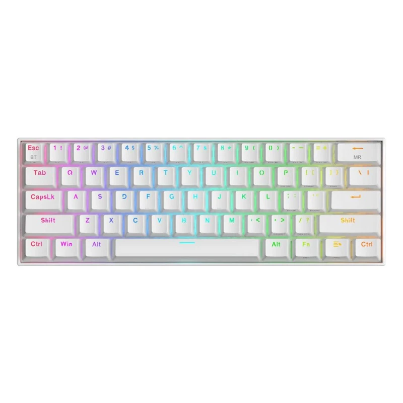 Redragon Draconic Pro RGB bežična mehanička gejmerska tastatura bela