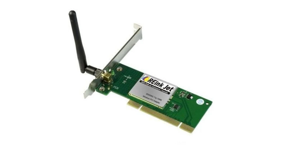 ReinkJet RWL548P 2.4GHz 54Mbps B/G Atheros Wifi mrežna kartica sa ugradjenom fiksnom antenom