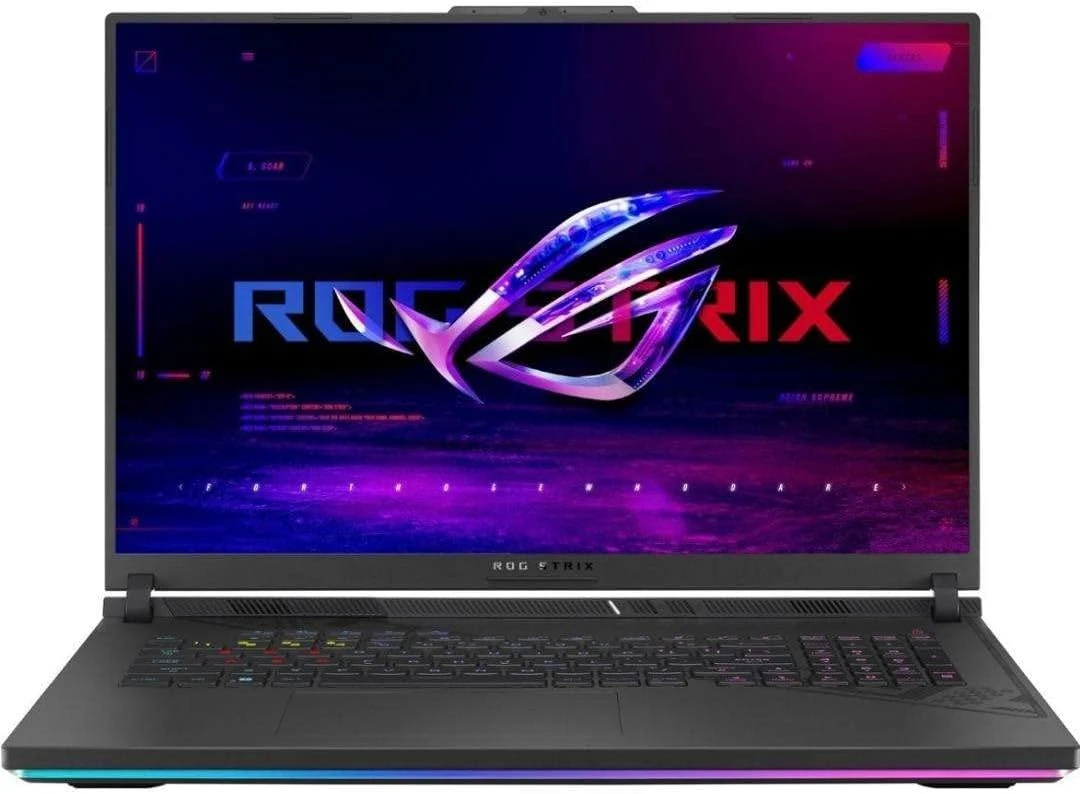 Asus ROG Strix G18 G814JI-N5077W gejmerski laptop Intel® 14-cores i7 13650HX 18" WUXGA 32GB 1TB SSD GeForce RTX4070 Win11 sivi