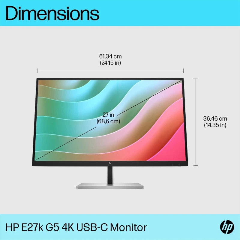 HP 27 E27k G5 (6N4C4AA ) 4K IPS monitor 27"