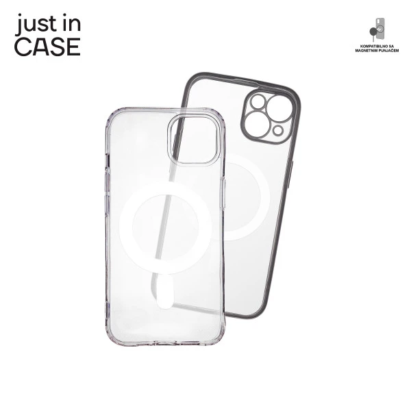 Just In Case MAG104SL 2u1 Extra case MAG MIX paket maski SREBRNI za iPhone 13