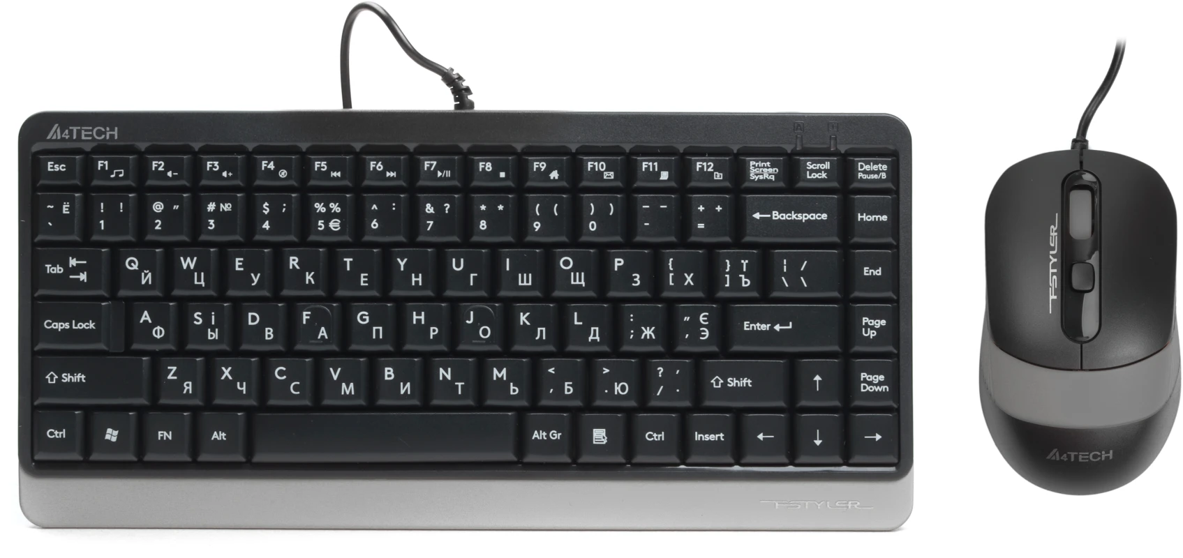 A4Tech F1110 FSTYLER Compact komplet 2u1 tastatura+miš crni