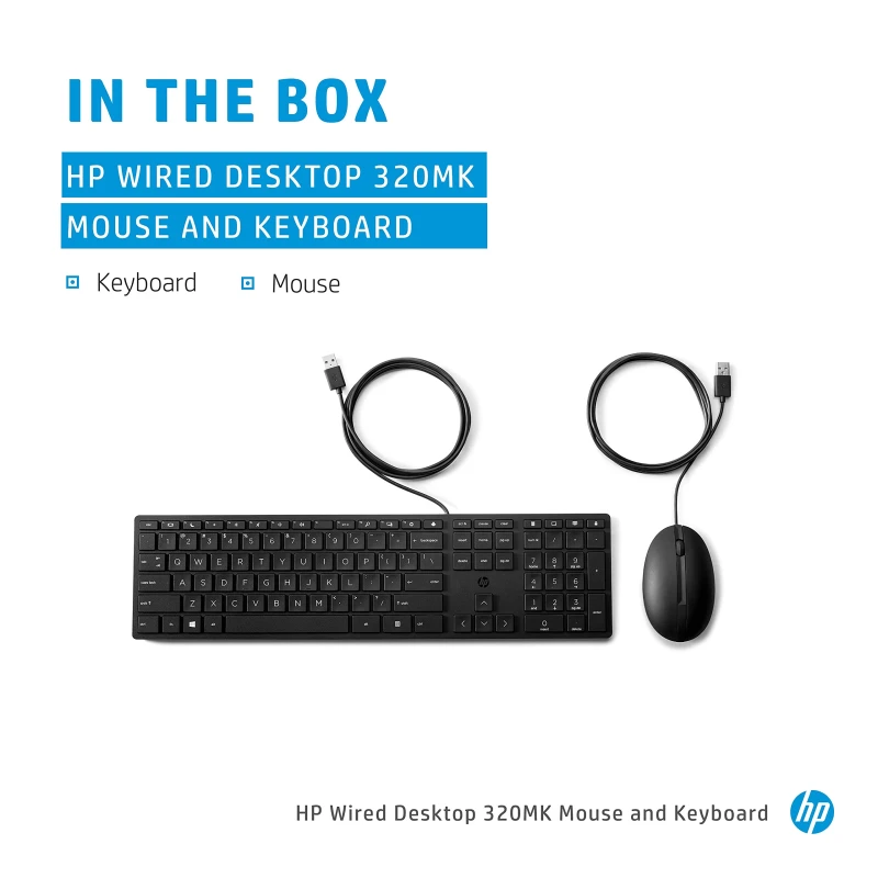 HP 320MK (9SR36AA) bežični komplet 2u1 tastatura+miš crni