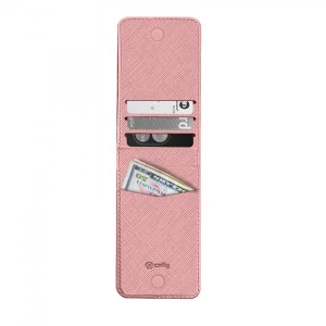 Celly CARDVBP pink magnetni držač za kartice