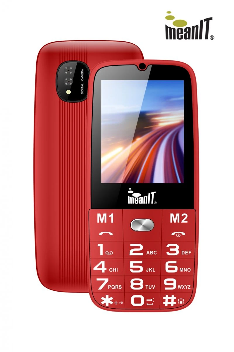 Meanit Senior 15 crveni mobilni 2.4" Dual sim
