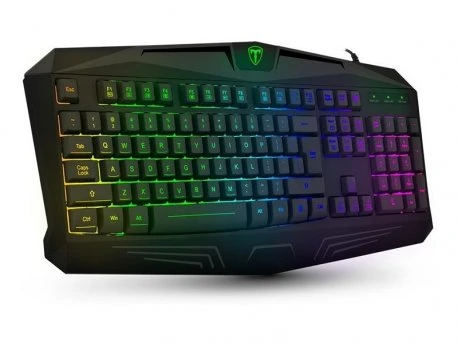 T-Dagger Tanker Rainbow gejmerska tastatura crna