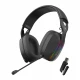 Marvo HG9086W BK RGB bežične gejmerske slušalice crne
