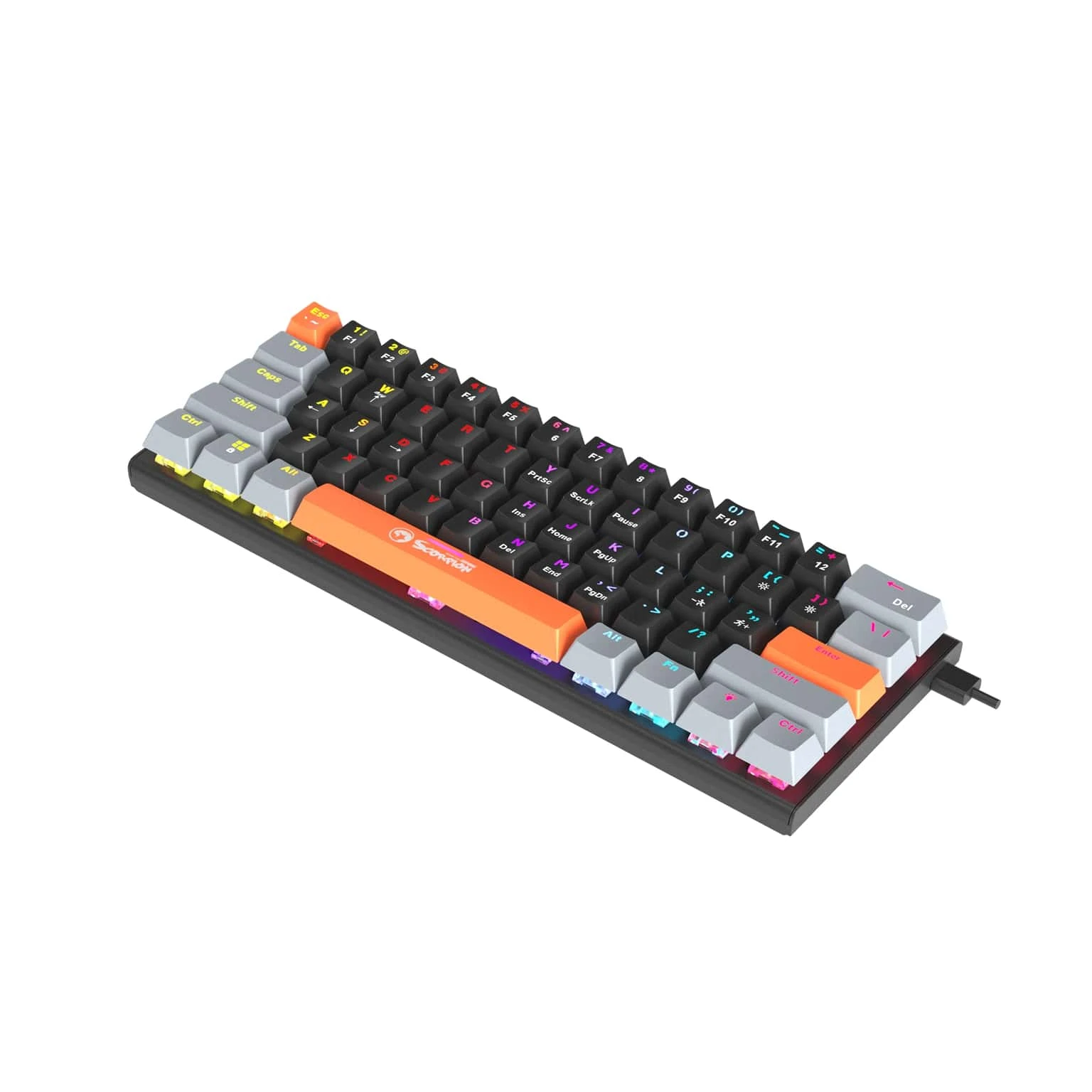 Marvo KG903 RGB mehanička gejmerska tastatura crna