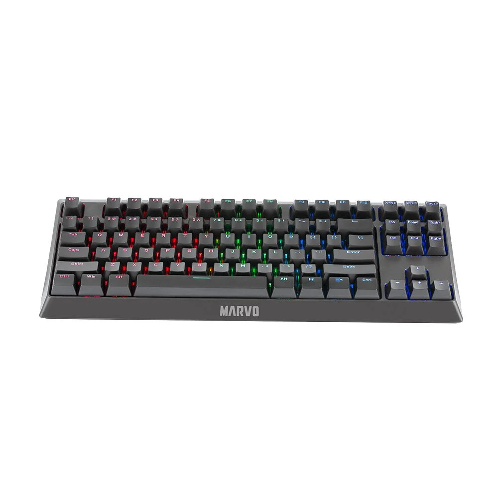 Marvo KG953W EN-R RGB mehanička gejmerska tastatura crna
