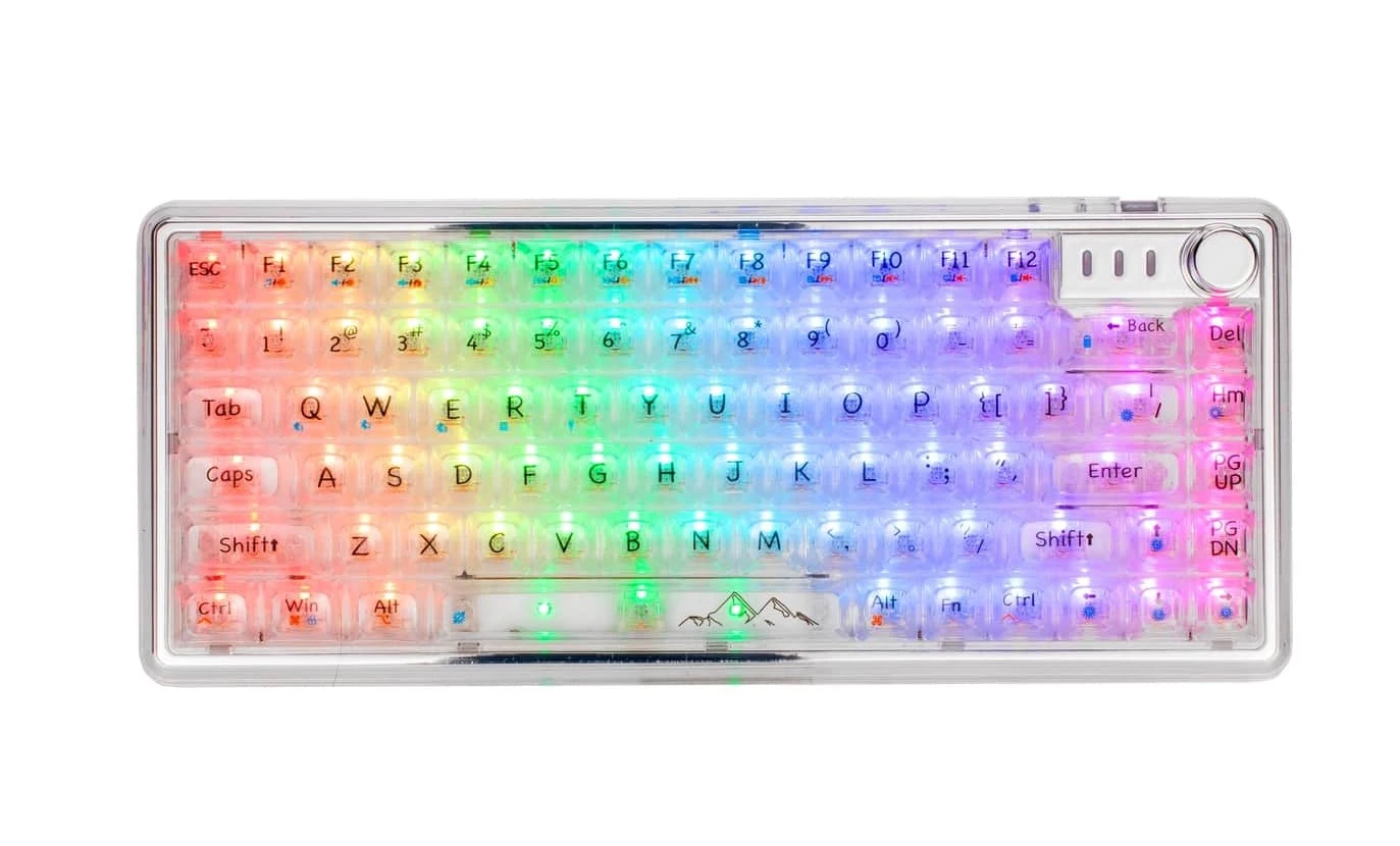Marvo KG979G RGB gejmerska mehanička tastatura providna