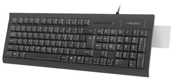 Natec (NKL-1055) MORAY Smart ID Card US tastatura crna