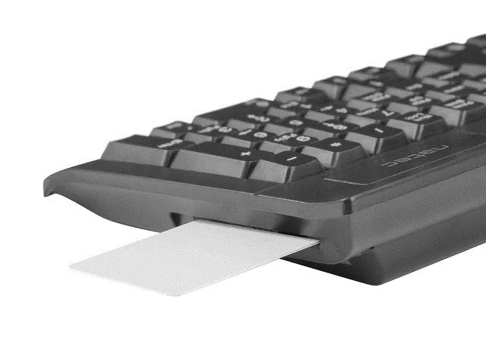 Natec (NKL-1055) MORAY Smart ID Card US tastatura crna