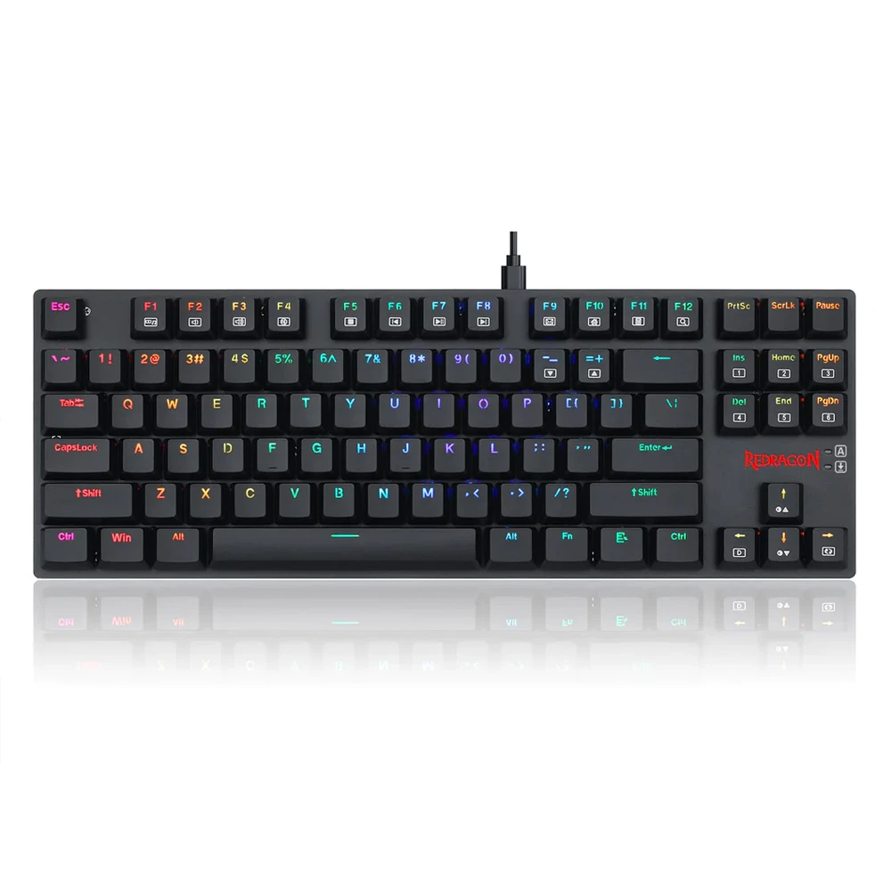 Redragon Aps TKL K607 RGB gejmerska mehanička tastatura crna