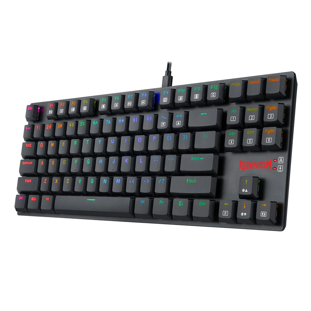 Redragon Aps TKL K607 RGB gejmerska mehanička tastatura crna