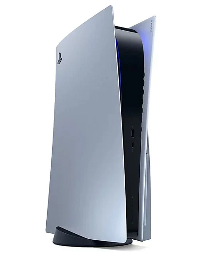 Sony PS5 maska za konzolu srebrna