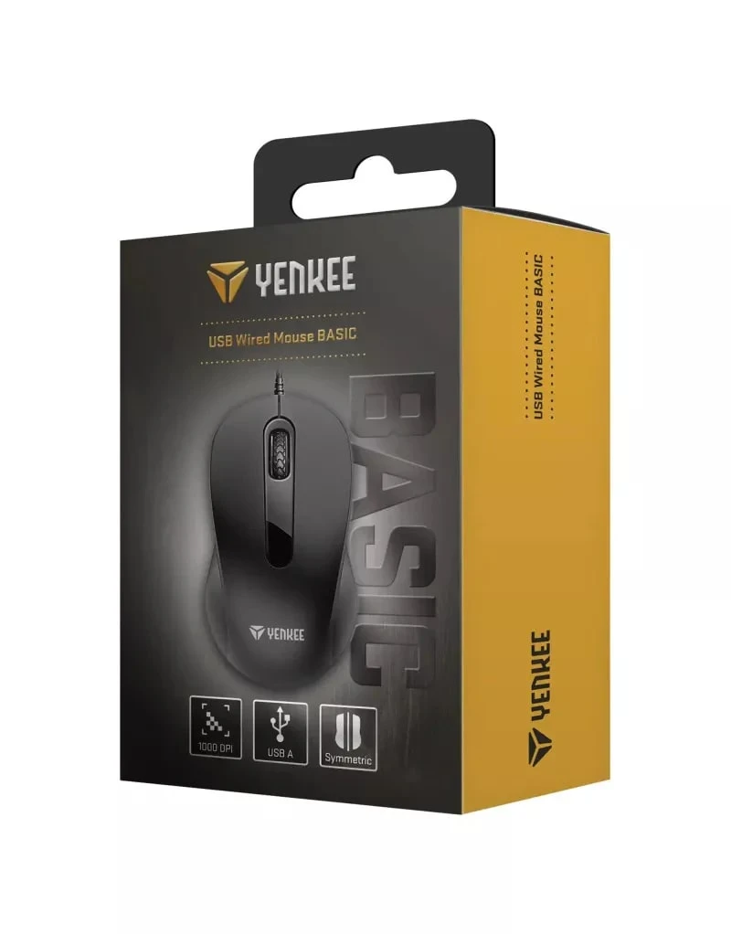 Yenkee YMS 003BK USB BASIC optički miš crni