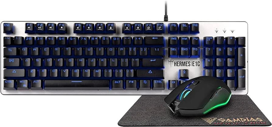 Gamdias Hermes E1C gejmerski komplet 3u1 tastatura+miš+podloga