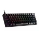 Gamdias Hermes E3 RGB braun switch mehanička gejmerska tastatura crna