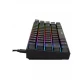 Gamdias Hermes E3 RGB braun switch mehanička gejmerska tastatura crna