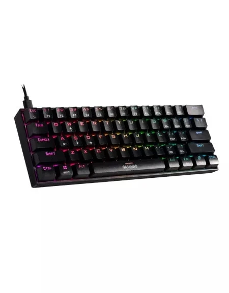 Gamdias Hermes E3 RGB plavi switch mehanička gejmerska tastatura crna