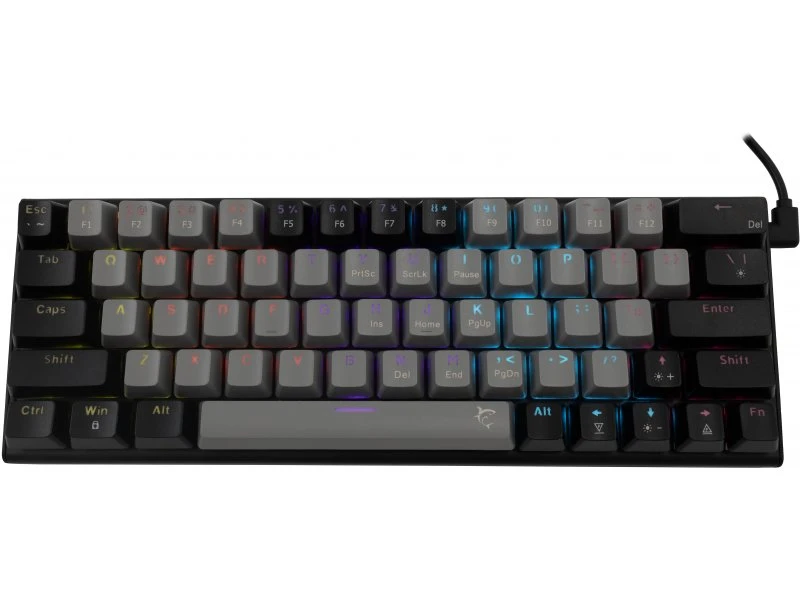 White Shark GK 002172 WAKIZASHIUS US RGB gejmerska mehanička tastatura crna