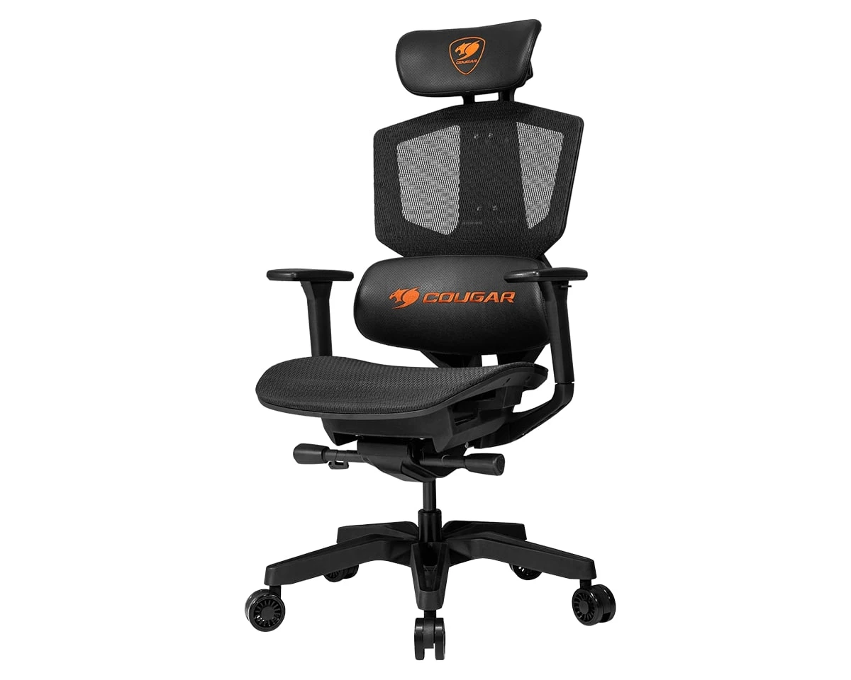 Cougar Gaming ARGO ergonomic gejmerska stolica crno narandžasta 