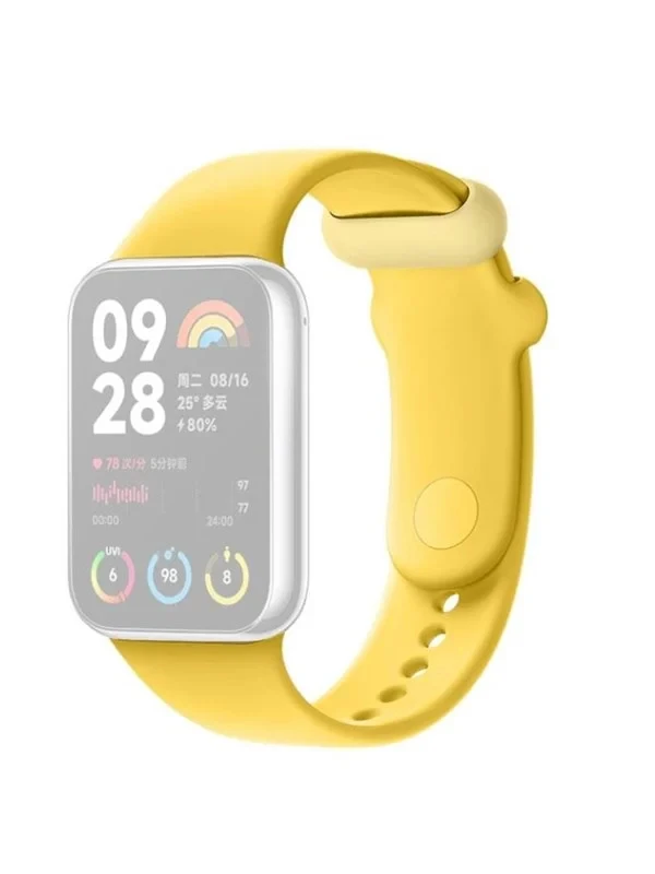 Xiaomi žuta zamenska silikonska narukvica za Smart Band 8 Pro/Watch 4