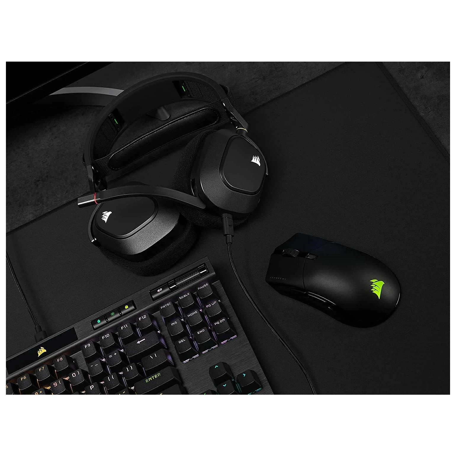 Corsair HS80 žicne (CA-9011237-EU) gejming slu&scaron;alice crne