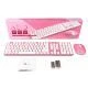 Azio Hue KM508-PN Tastatura i Mis Wireless Pink